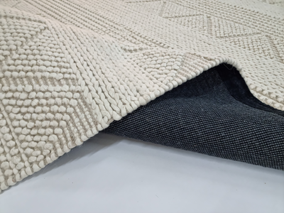 Textures 103 Ivory (Wool & Cotton blend)