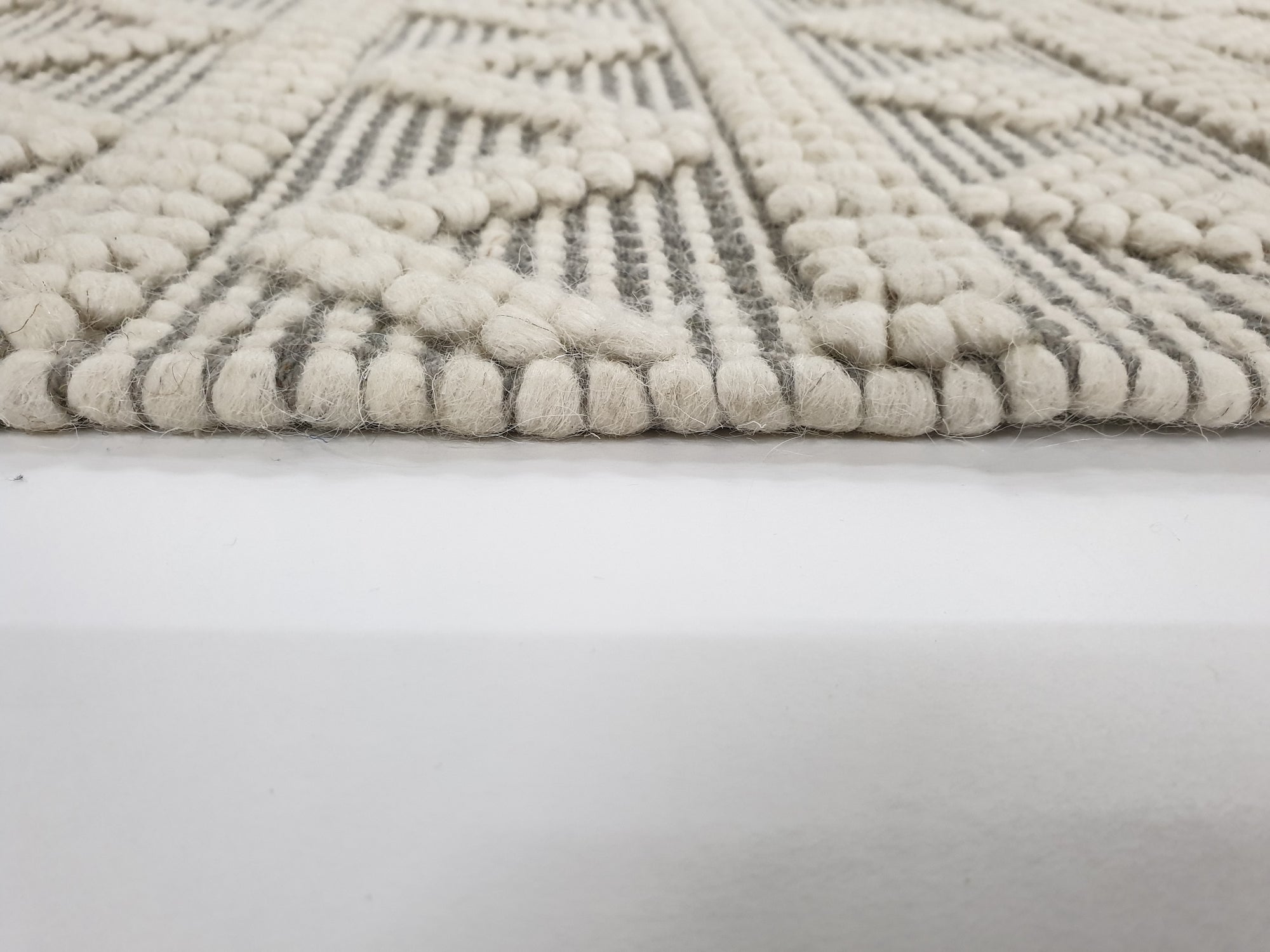 Textures WA103 Ivory (Wool & Cotton blend)