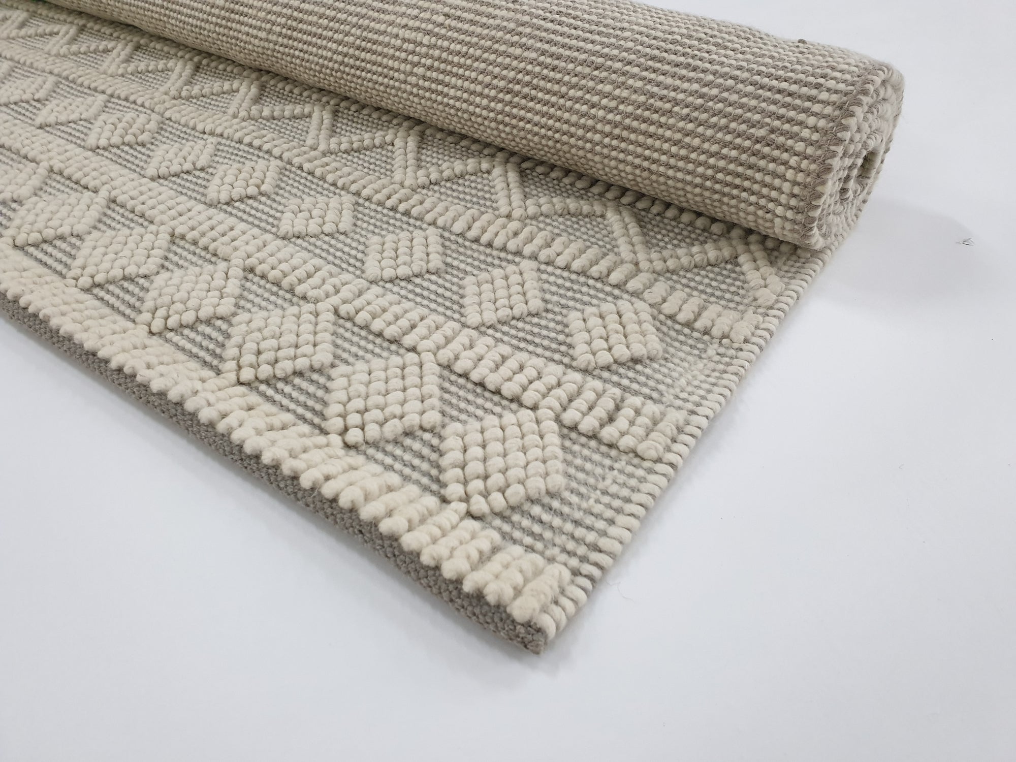 Textures WA103 Ivory (Wool & Cotton blend)