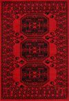 Tribe Red Afghan Traditional Rug