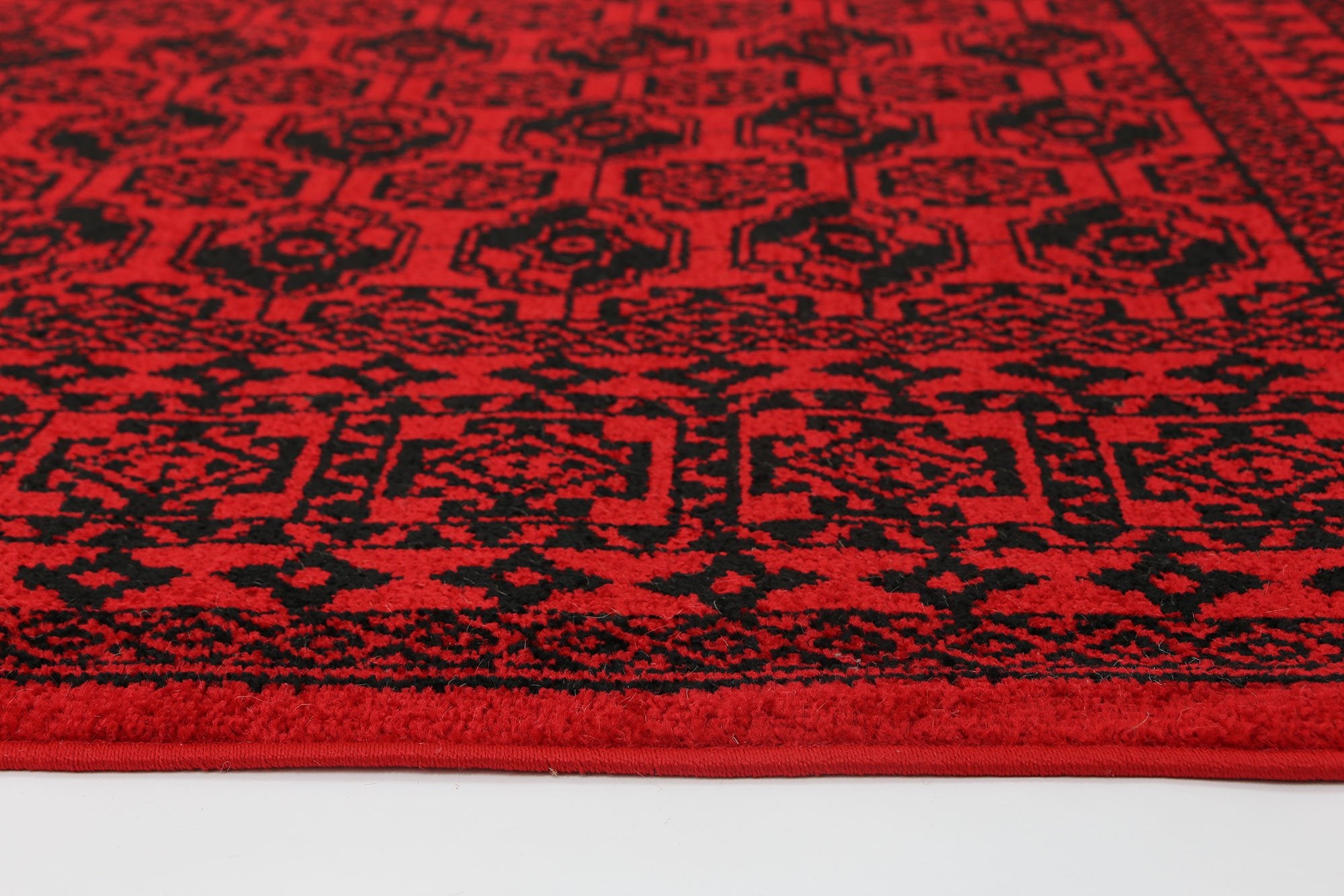 Tribe Traditional Afghan Red Rug