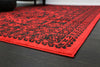 Tribe Afghan Traditional Red Rug