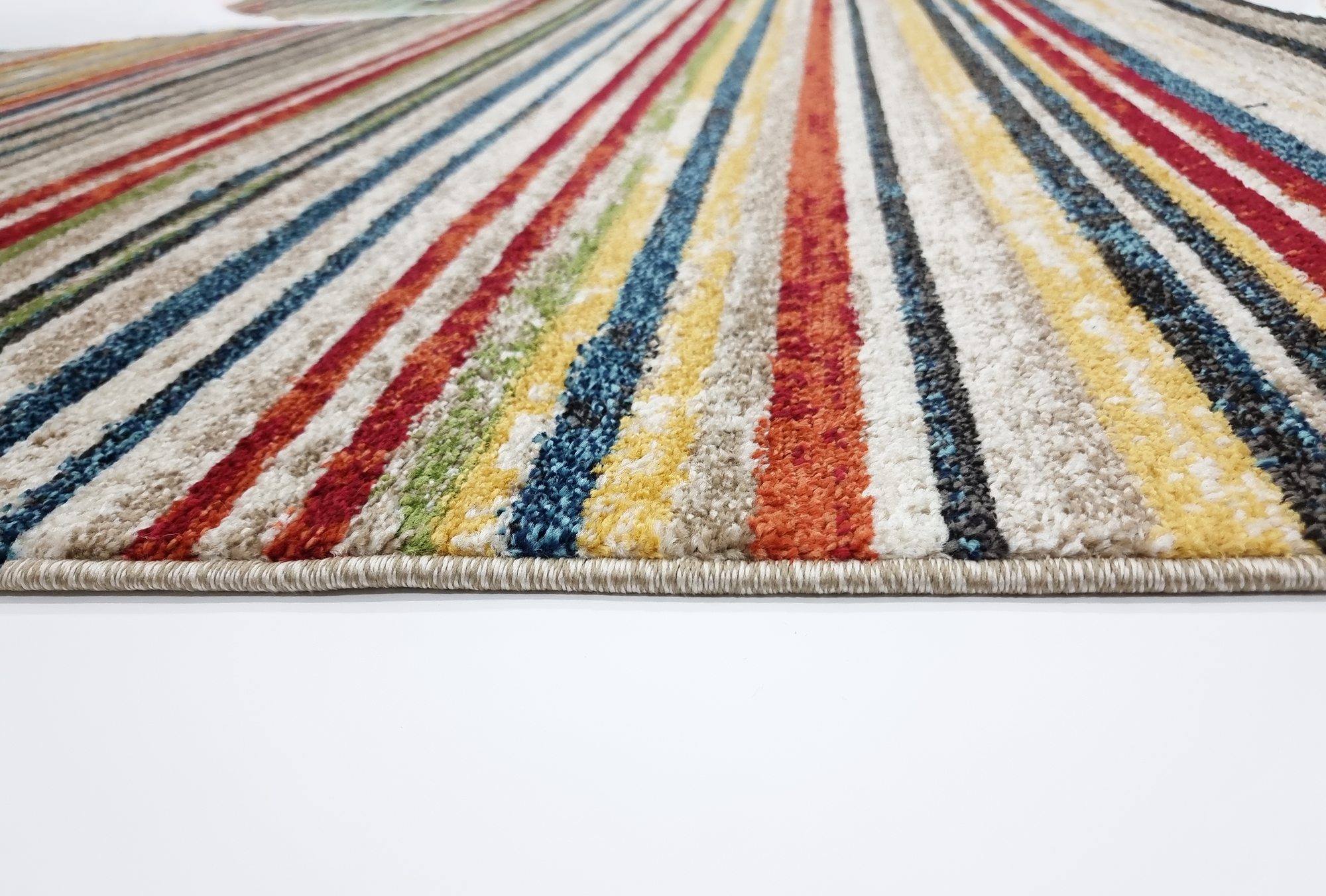 Frisee Rug 191 BEIGE/BLUE