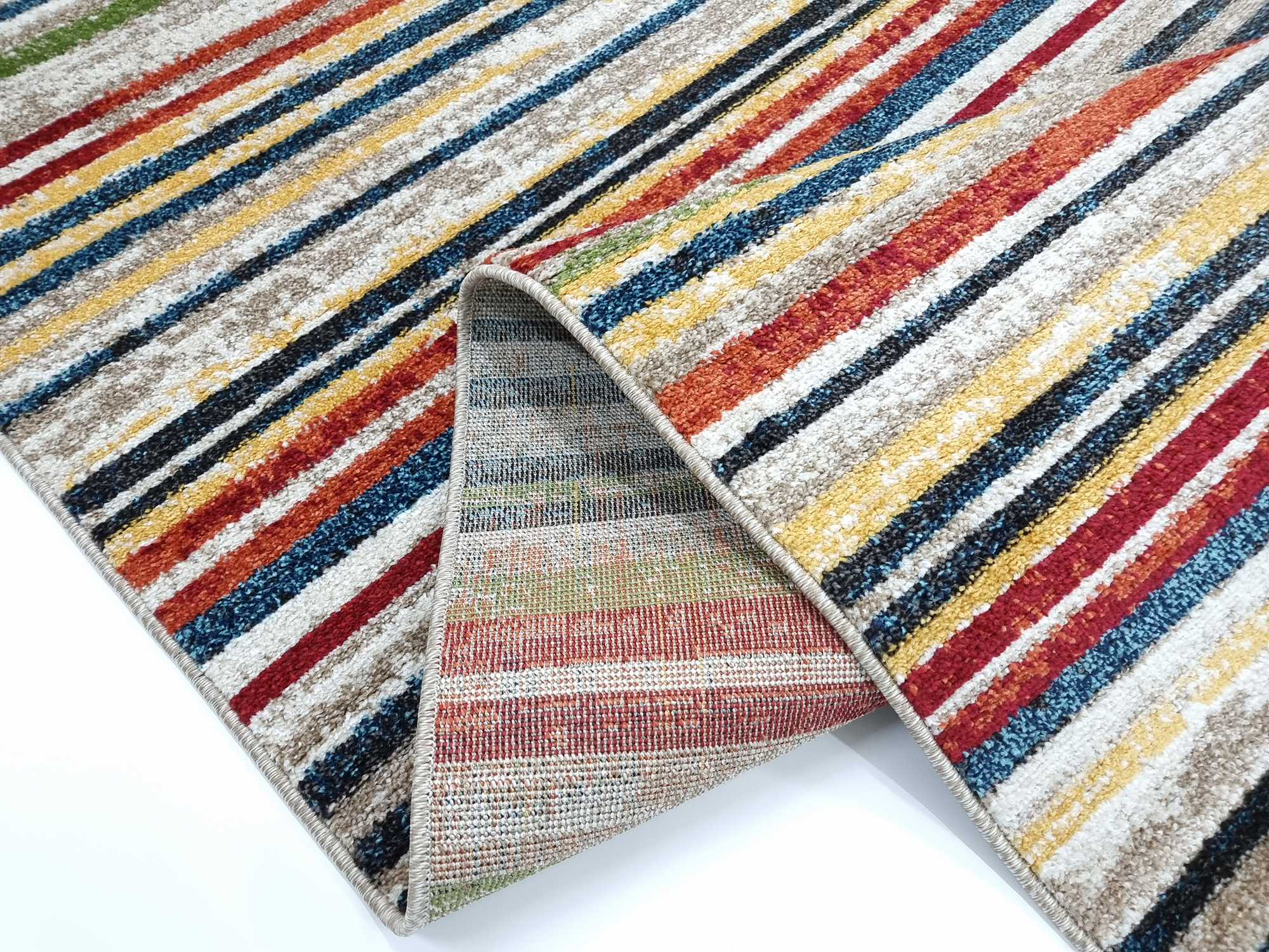 Frisee Rug 191 BEIGE/BLUE