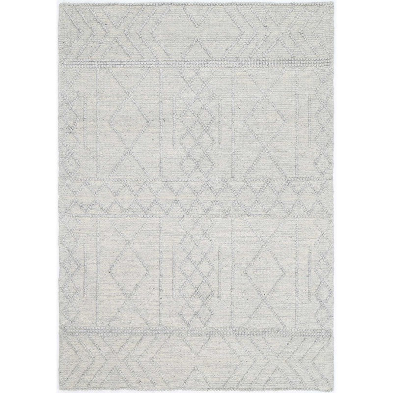 Wool & Polyester blend rug (D2) 2 Grey