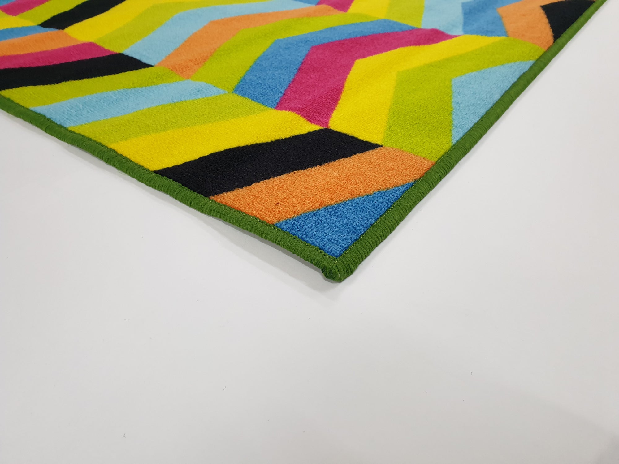 Multi Chevron - Rubber backing