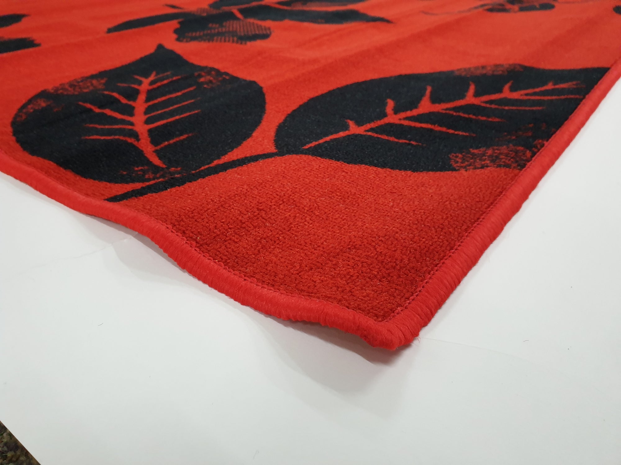 Leaves Red - Rubber backing