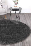 Fluffy  Shaggy Round - Anthracite