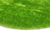 Fluffy  Shaggy Round Rug Grass Green