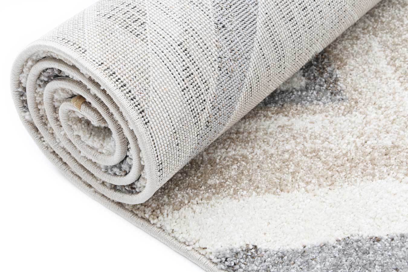 Ash Chevron Beige Rug