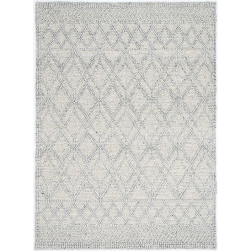 Wool & Polyester blend rug (D3) 7 Grey
