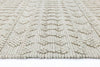 Wool & Polyester blend rug (D10) 9 Natural