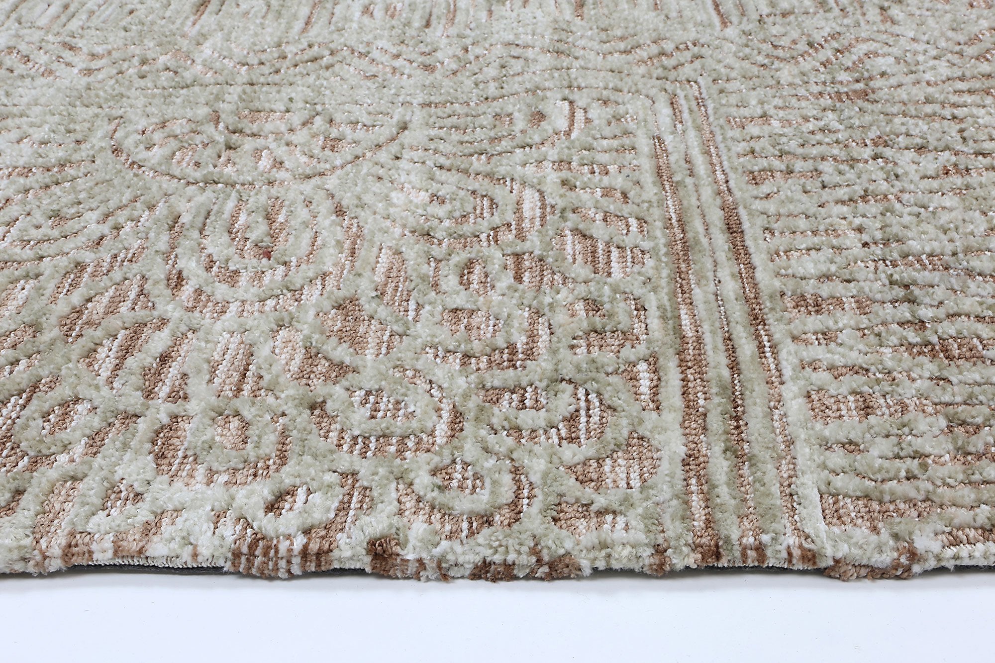 Amritsar Rust Flower Rug