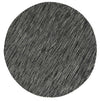 Nordic Black & White Wool Round Rug