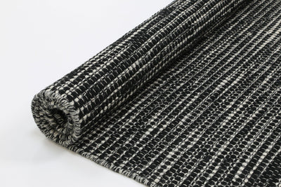 Nordic Black & White Wool Rug