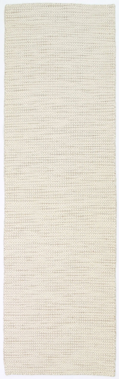 Nordic Beige Wool Runner Rug