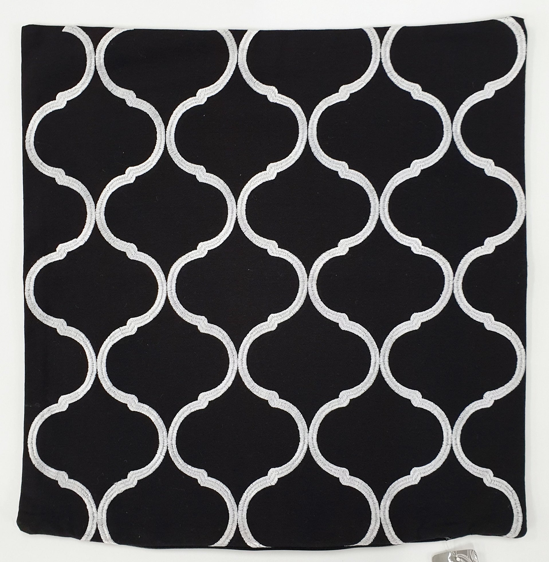 Embroidered Cushions 45x45 cm CU01 BLACK