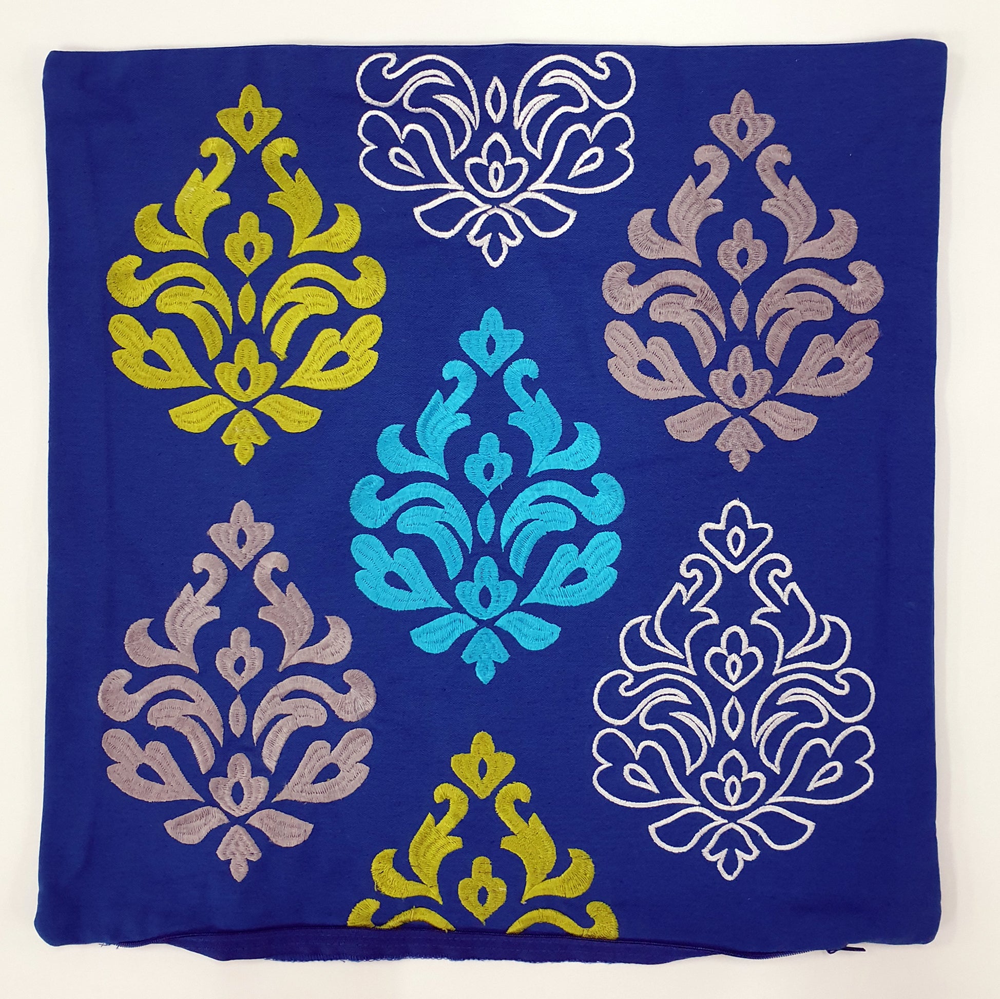 Embroidered Cushion Covers 45x45 cm CU17 NAVY