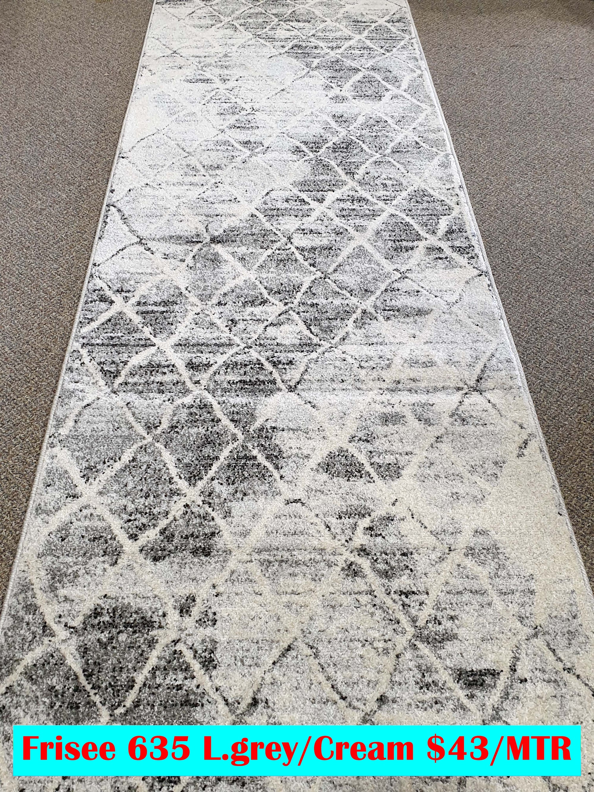 Hallway Runners - Width 80cm (Frisee)