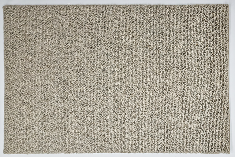 Fish eye -Vanilla (Wool rug)