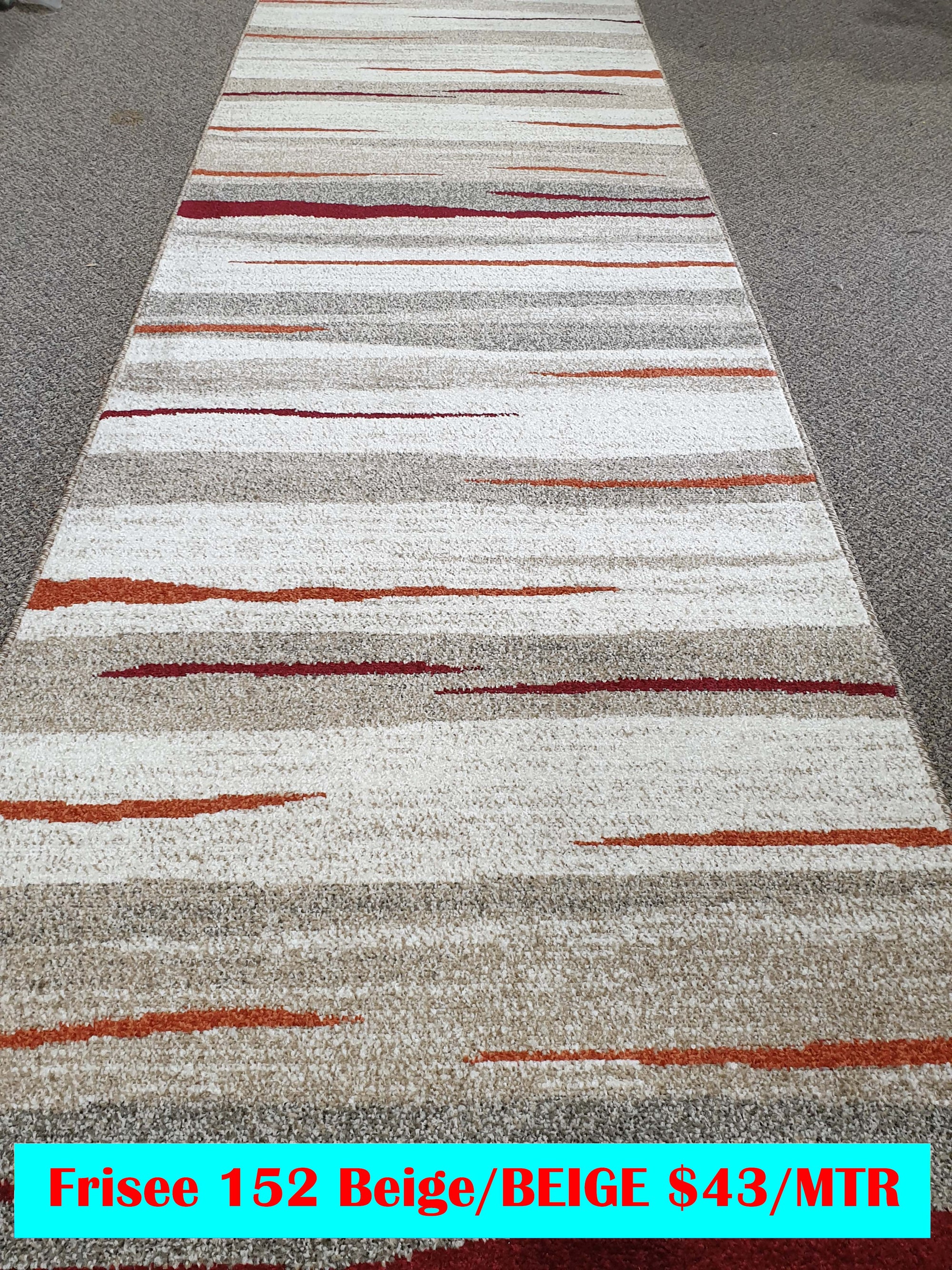 Hallway Runners - Width 80cm (Frisee)