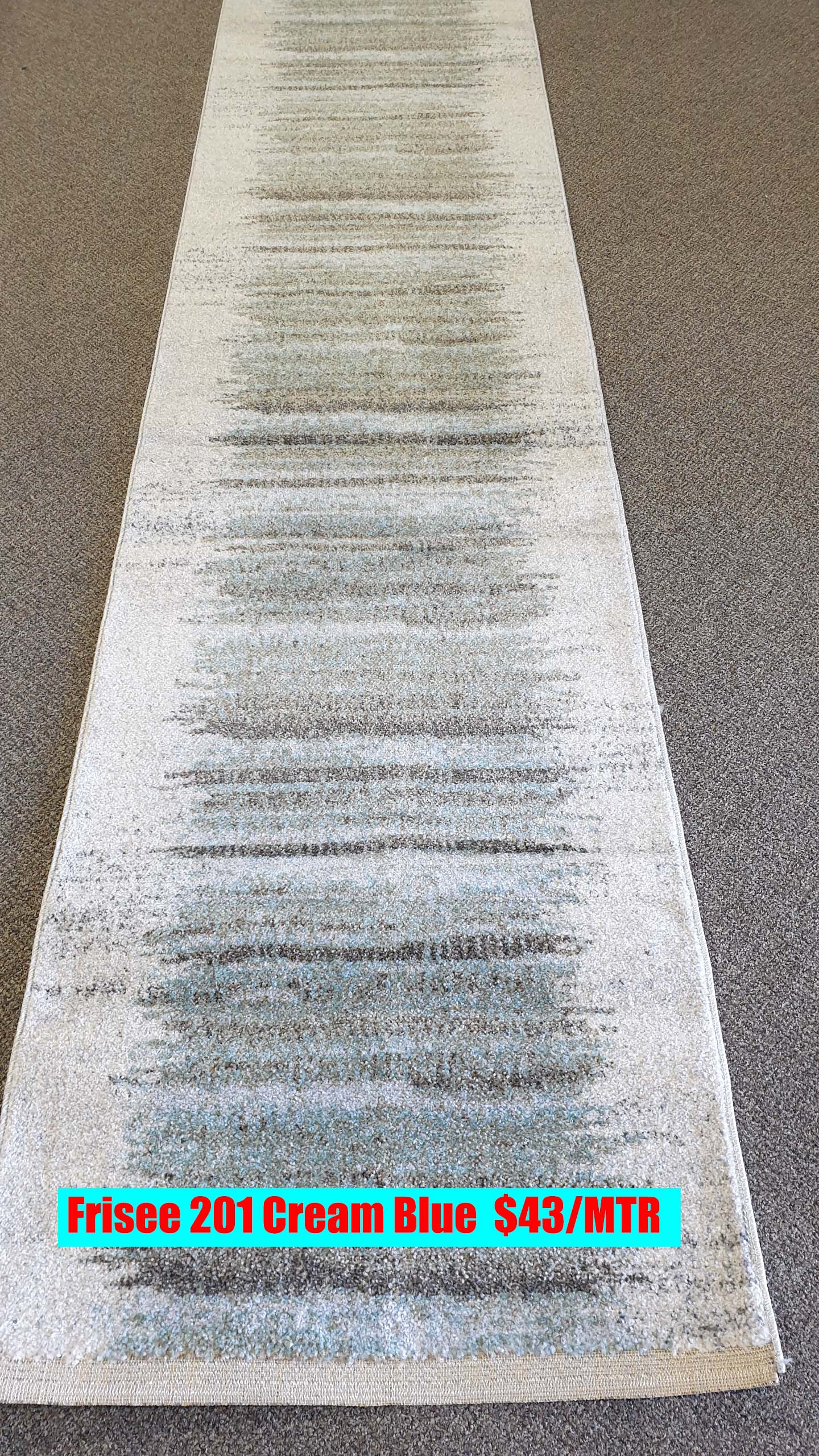 Hallway Runners - Width 80cm (Frisee)