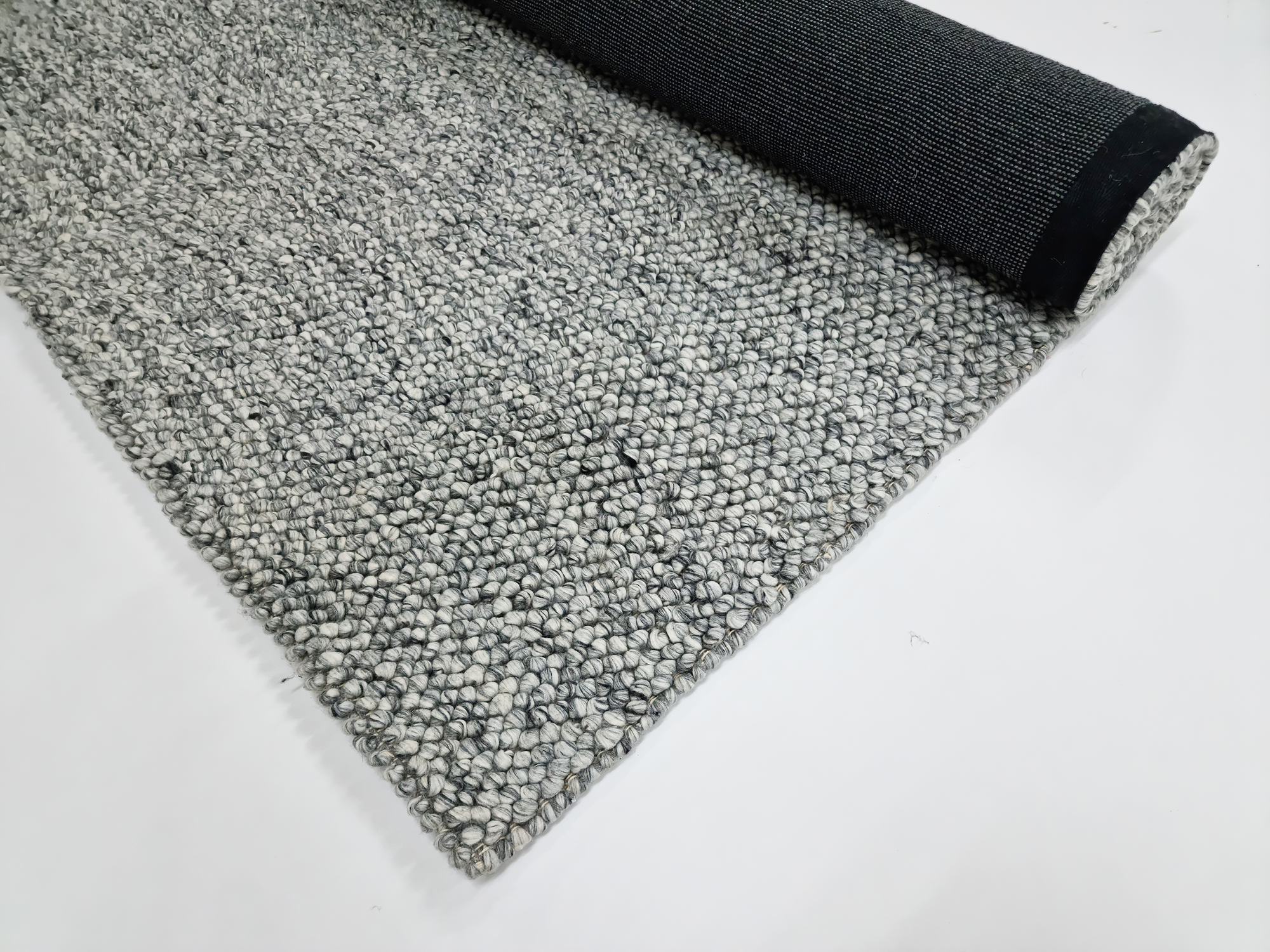 Loops Grey (Wool Rug)