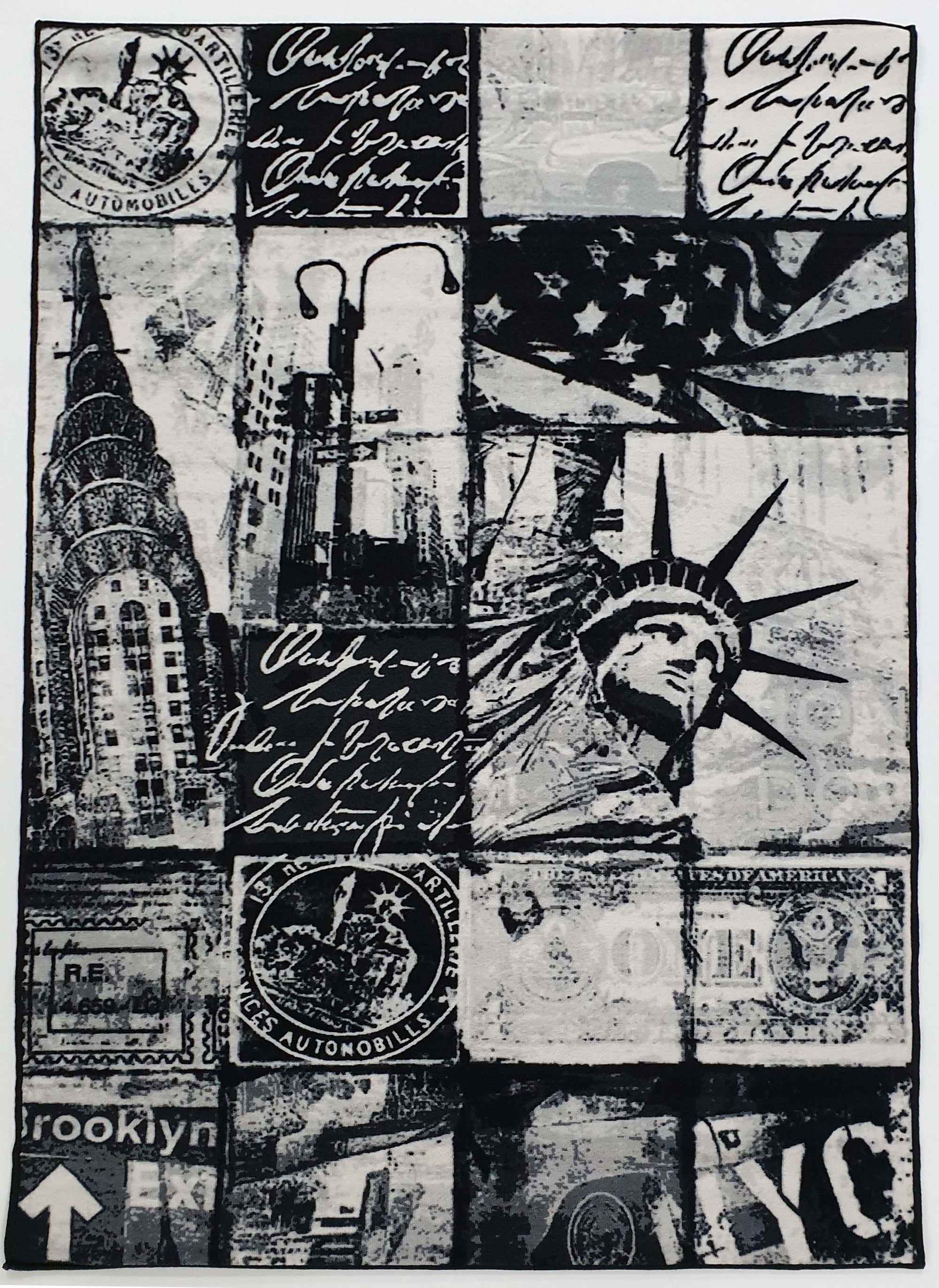 New York Patch - Rubber backing