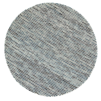 Nordic Grey Wool Round Rug - WA Rugs