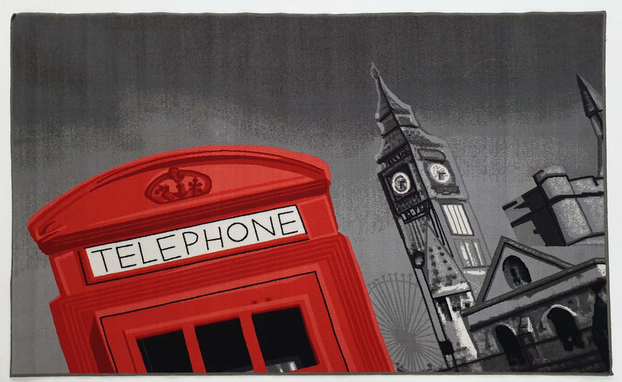 Telephone Box - Rubber backing