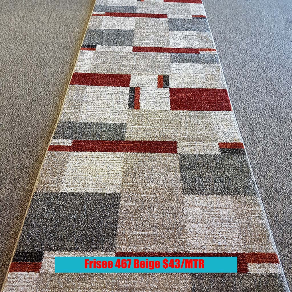 Hallway Runners - Width 80cm (Frisee)